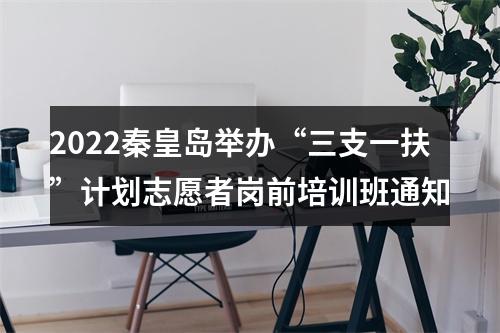 2022秦皇岛举办“三支一扶”计划志愿者岗前培训班通知 图片