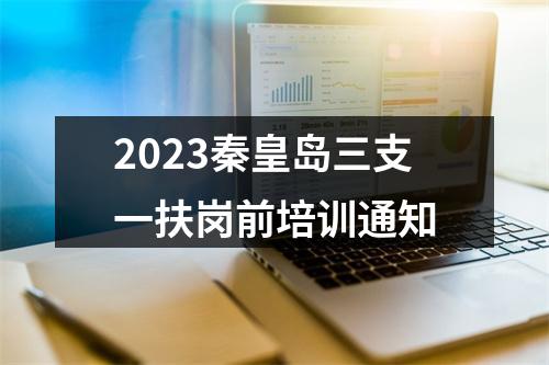 2023秦皇岛三支一扶岗前培训通知 图片