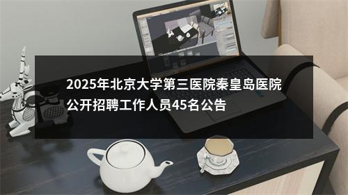 2025年北京大学第三医院秦皇岛医院公开招聘工作人员45名公告 图片
