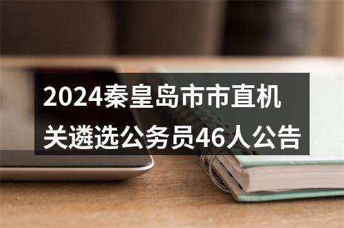 2024秦皇岛市市直机关遴选公务员46人公告 图片