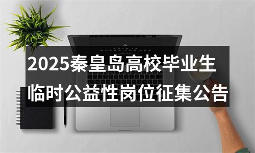 2025秦皇岛高校毕业生临时公益性岗位征集公告 图片