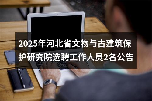 2025年河北省文物与古建筑保护研究院选聘工作人员2名公告 图片