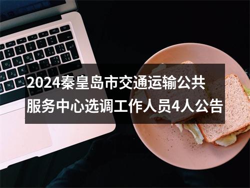 2024秦皇岛市交通运输公共服务中心选调工作人员4人公告 图片